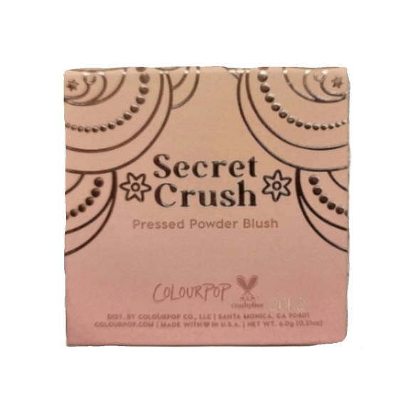 Colourpop Pressed Powder Blush, shade Secret Crush Limited Edition NWOT - Picture 3 of 4